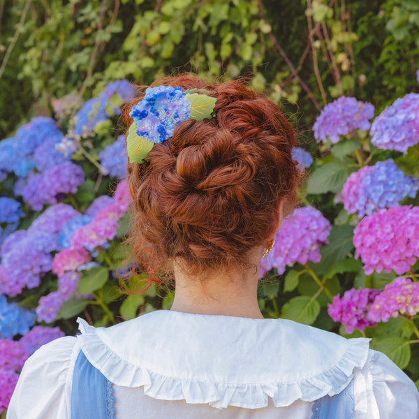 Hydrangea Hair Clip – Floral Bouquet Accessory | Coucou Suzette