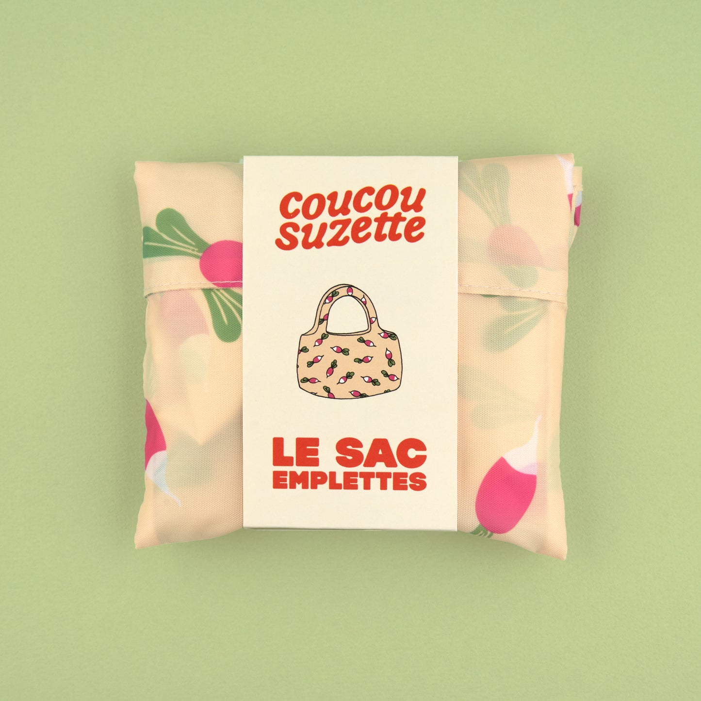 Sac emplettes Radis