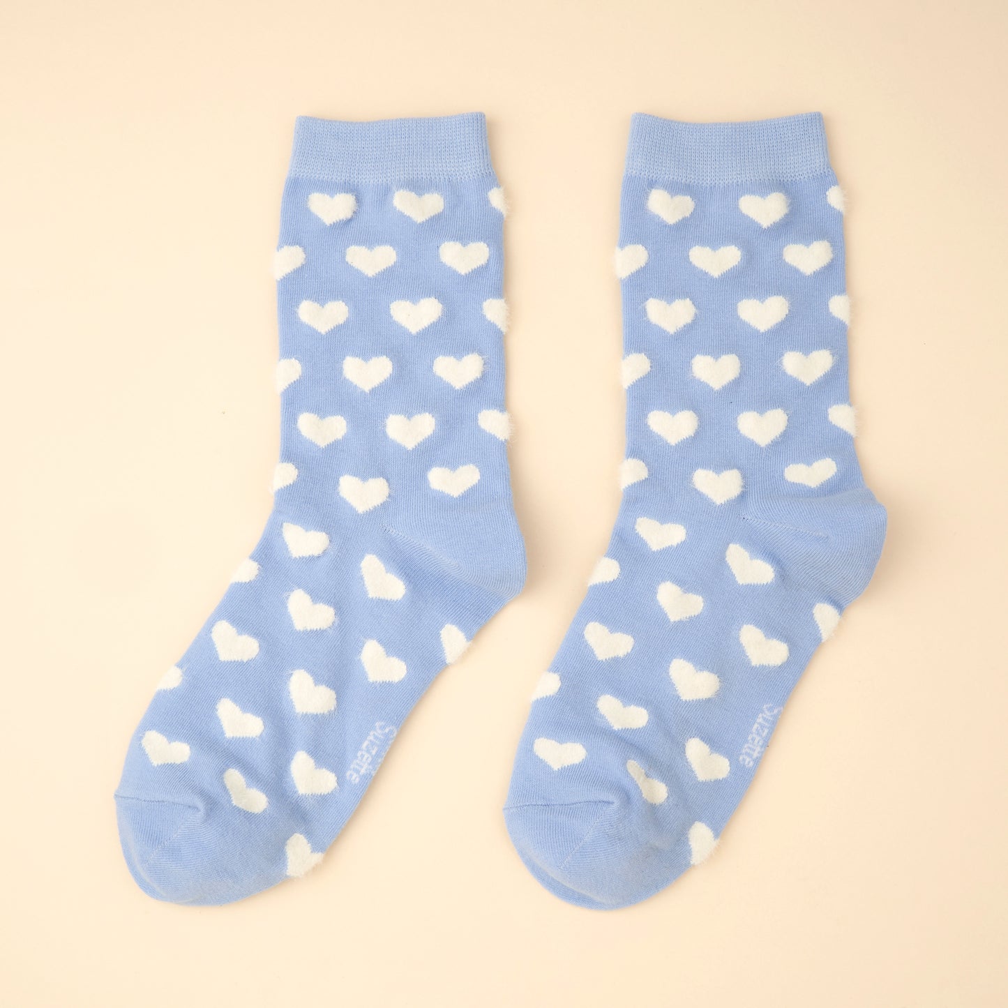 Chaussettes Coeur Blanc