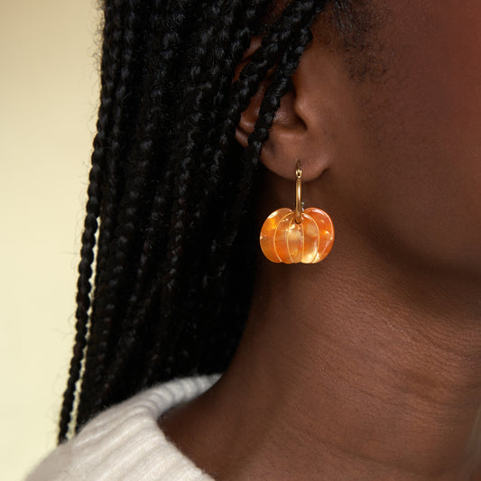 Pumpkin Earrings