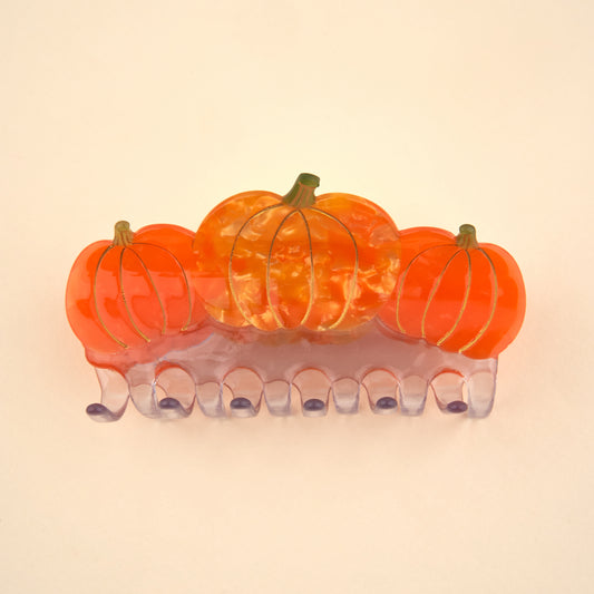 Pumpkin Large Hair Claw