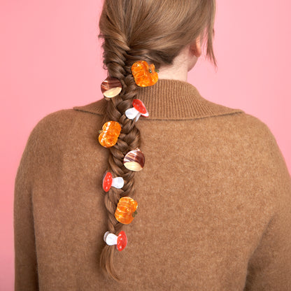 Mini pince à cheveux Champignon