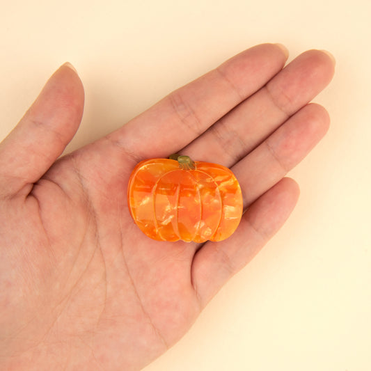 Mini pince à cheveux Citrouille