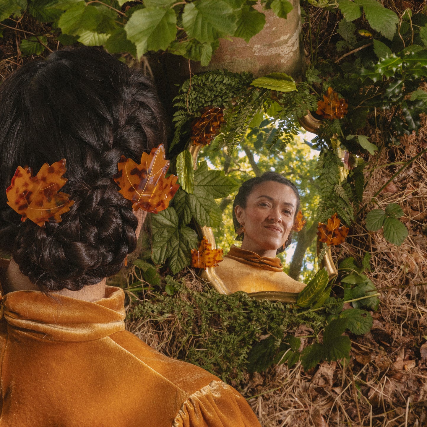 Pince à cheveux Feuille d'Érable