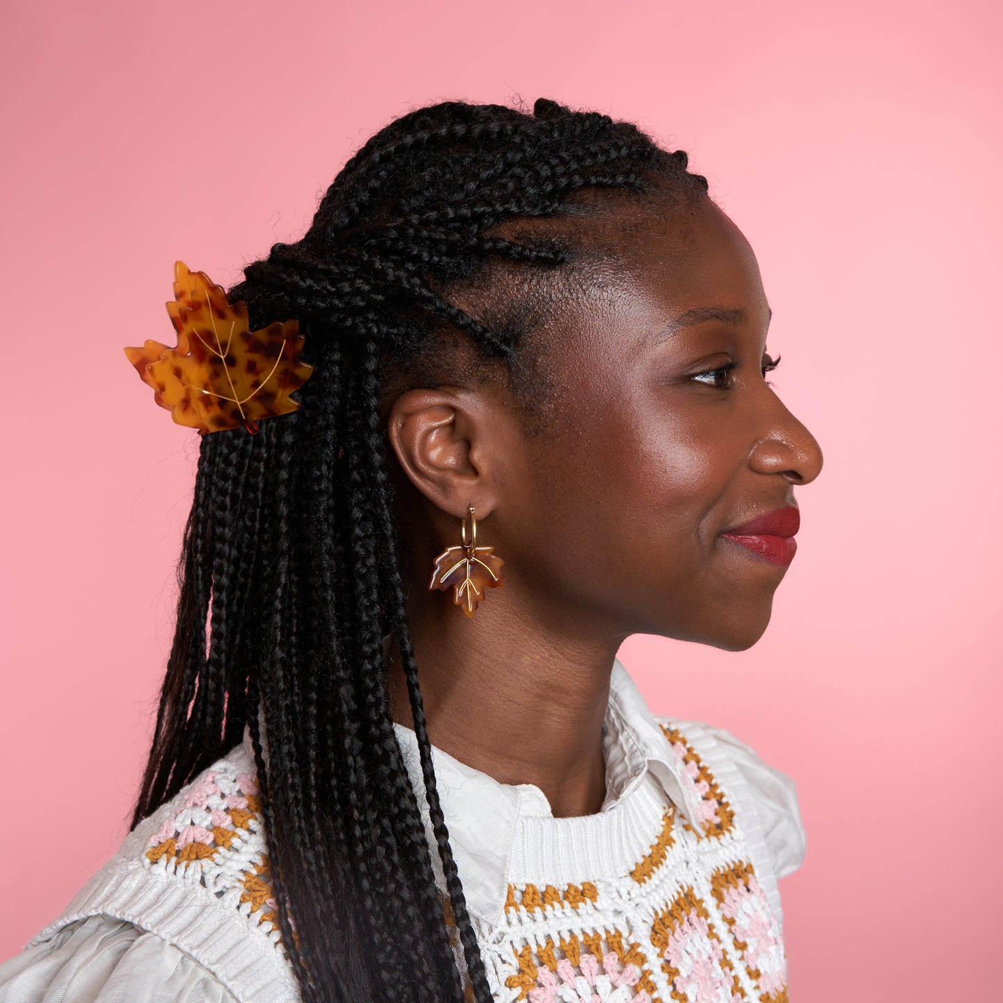 Pince à cheveux Feuille d'Érable