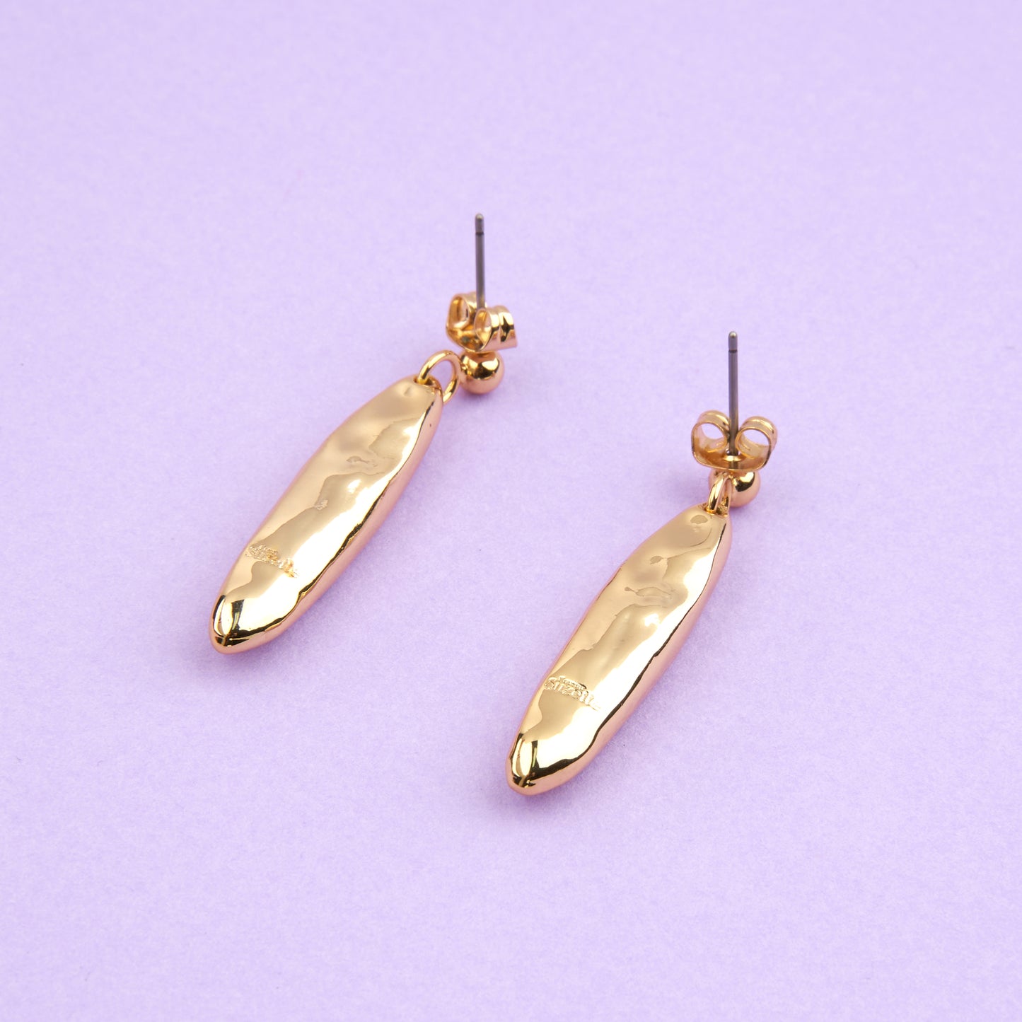 Boucles d'oreilles Baguette