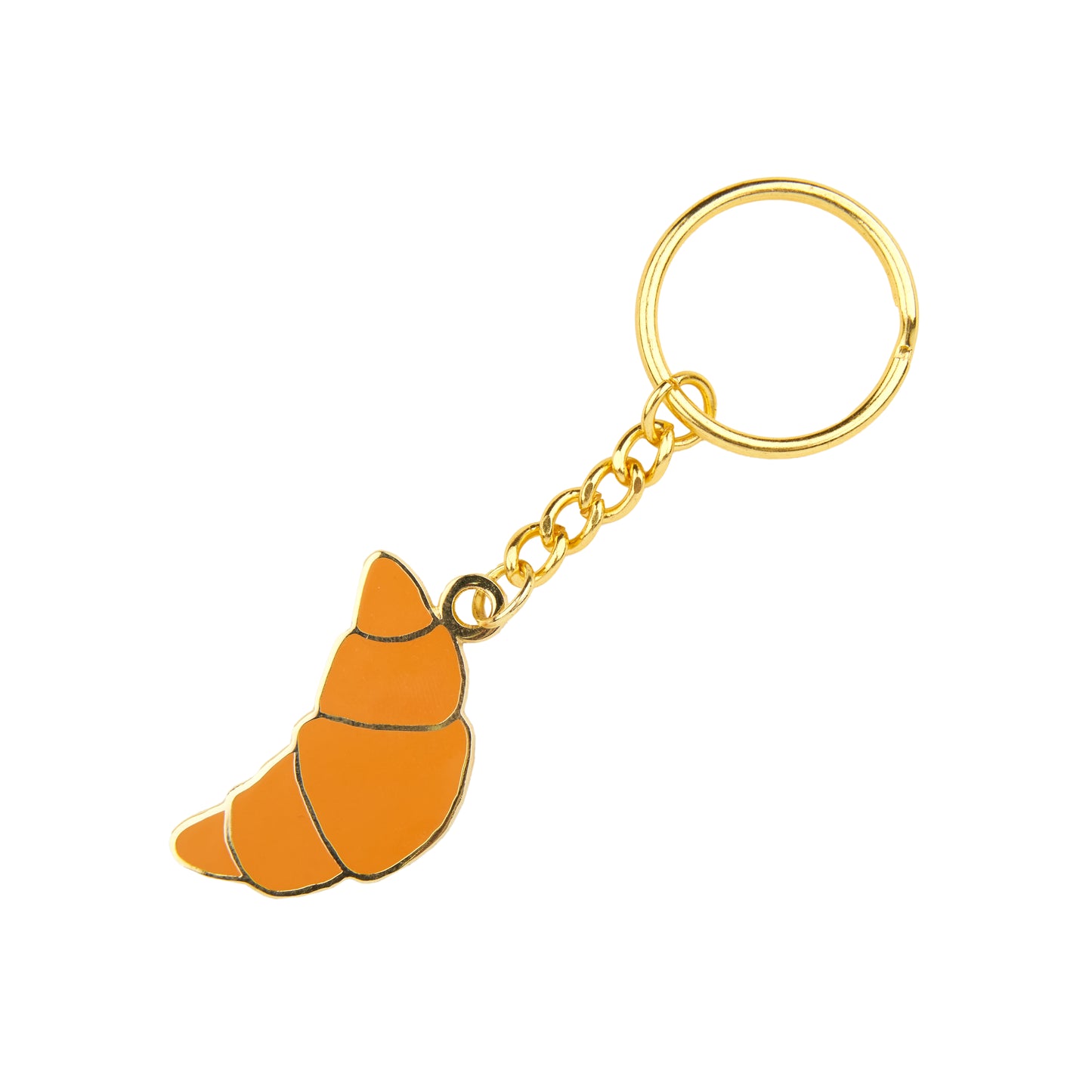 Croissant Key Ring