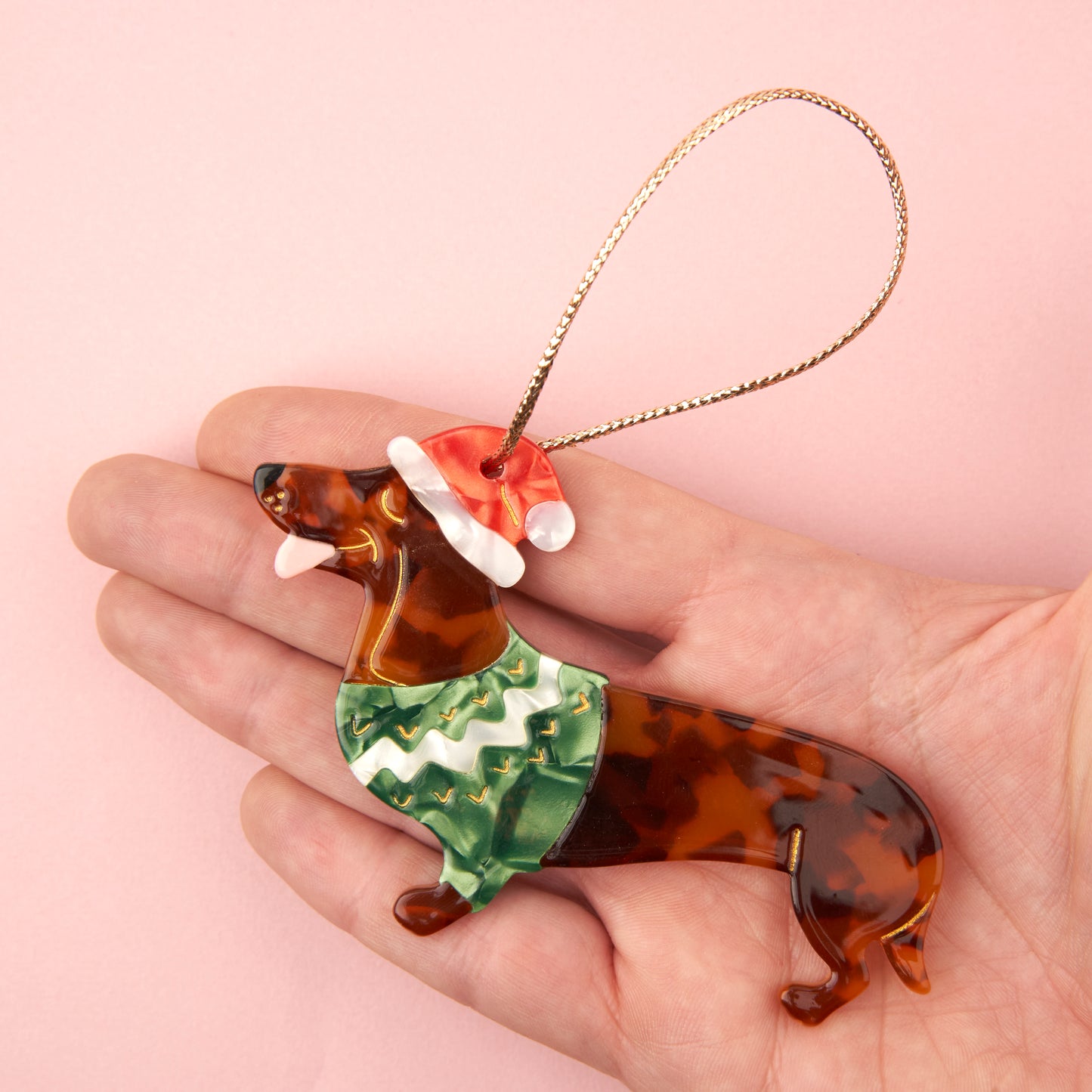 Chilly Dachshund - Christmas Decoration