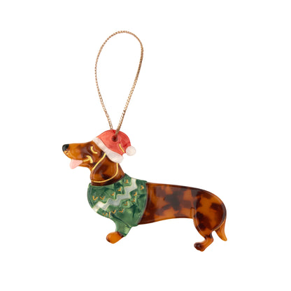 Chilly Dachshund - Christmas Decoration