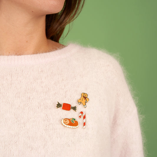 Festive Gingerman Pin