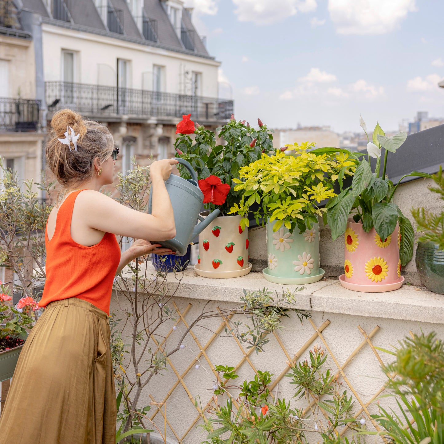 Pot de fleurs Fraise