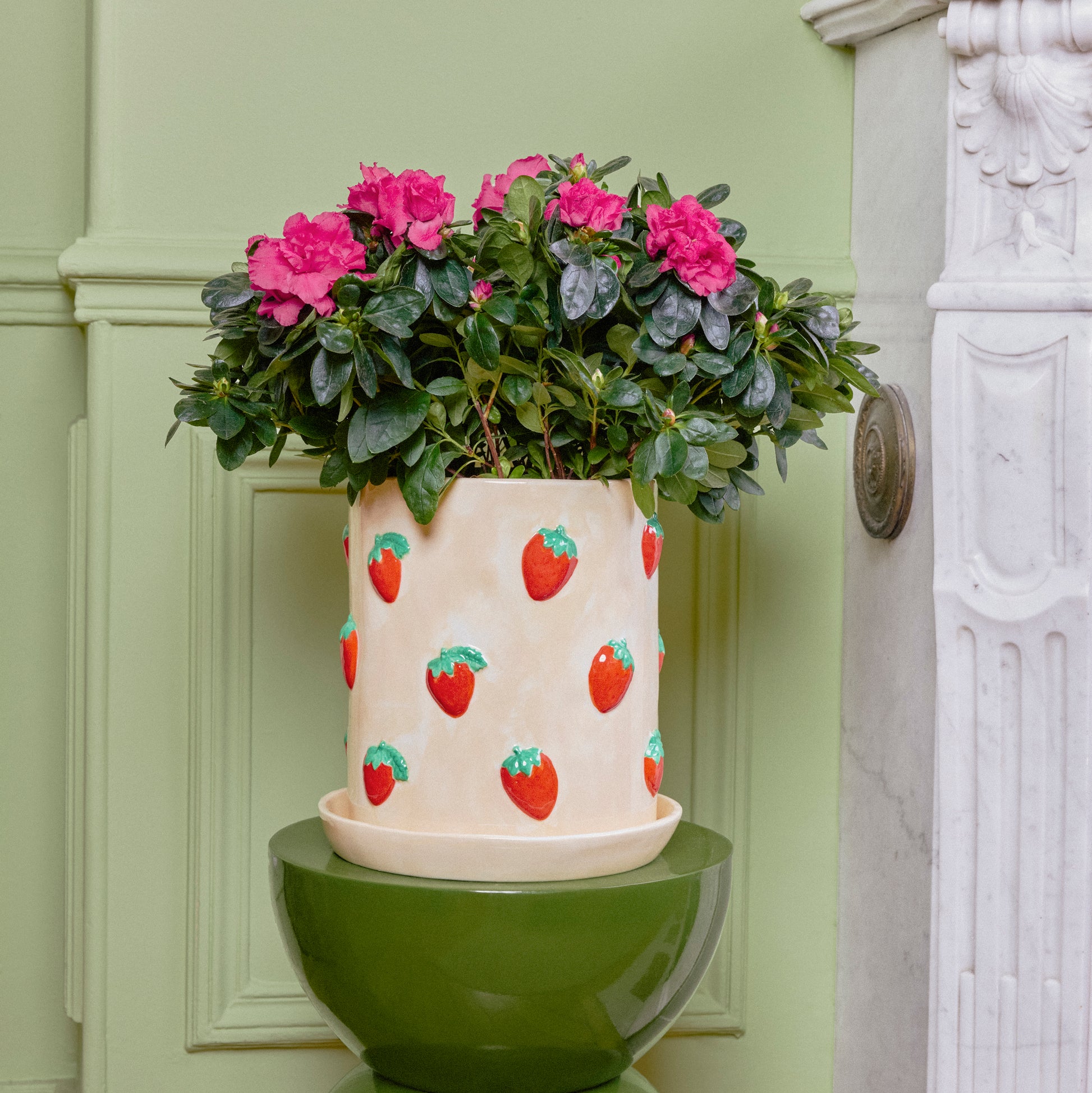 strawberry plant pots buy Strawberry Flower Pot – Handmade Ceramic