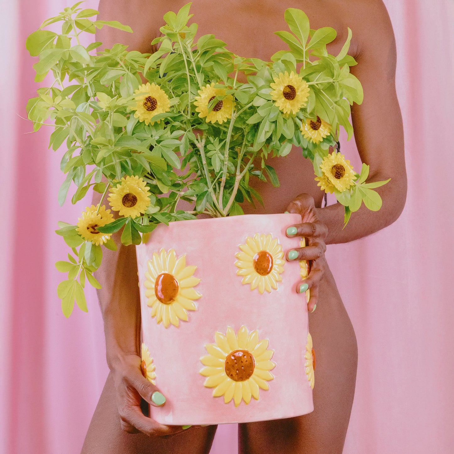 Pot de fleurs Tournesol