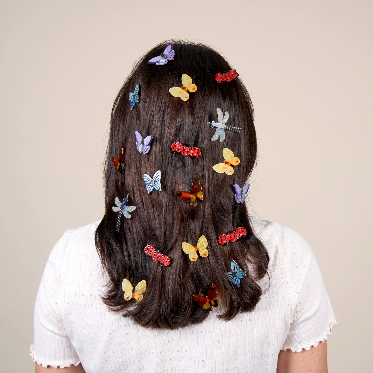 Purple Butterfly Hair Clip