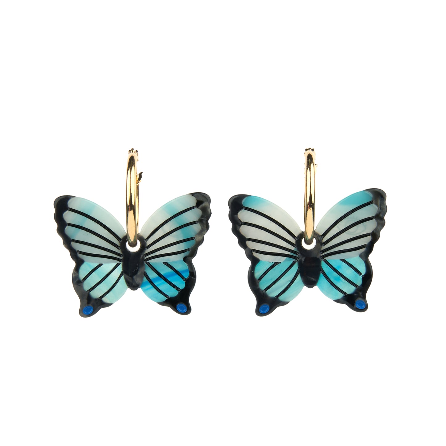 Blue Butterfly Earrings