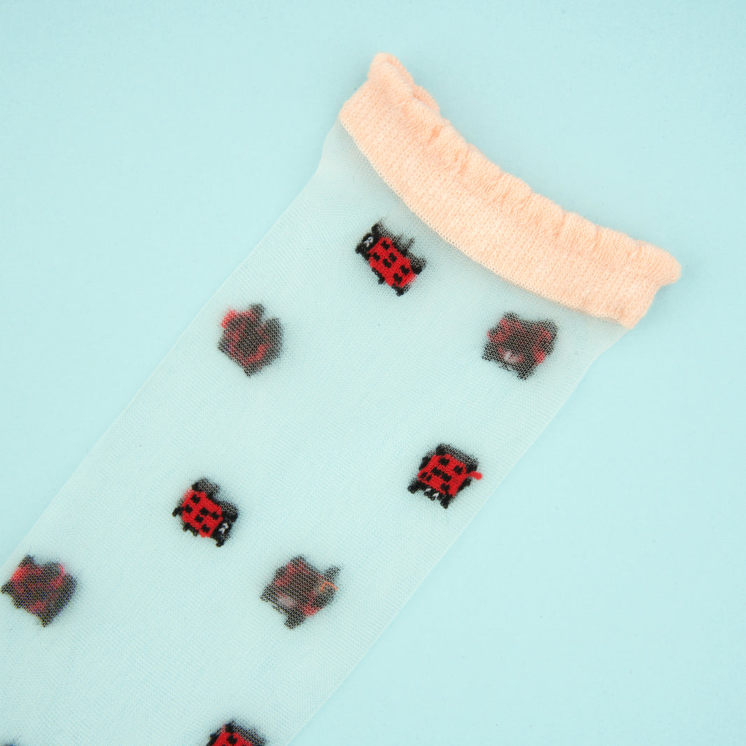 Chaussettes à motifs en coton et transparentes – Page 6– Coucou Suzette