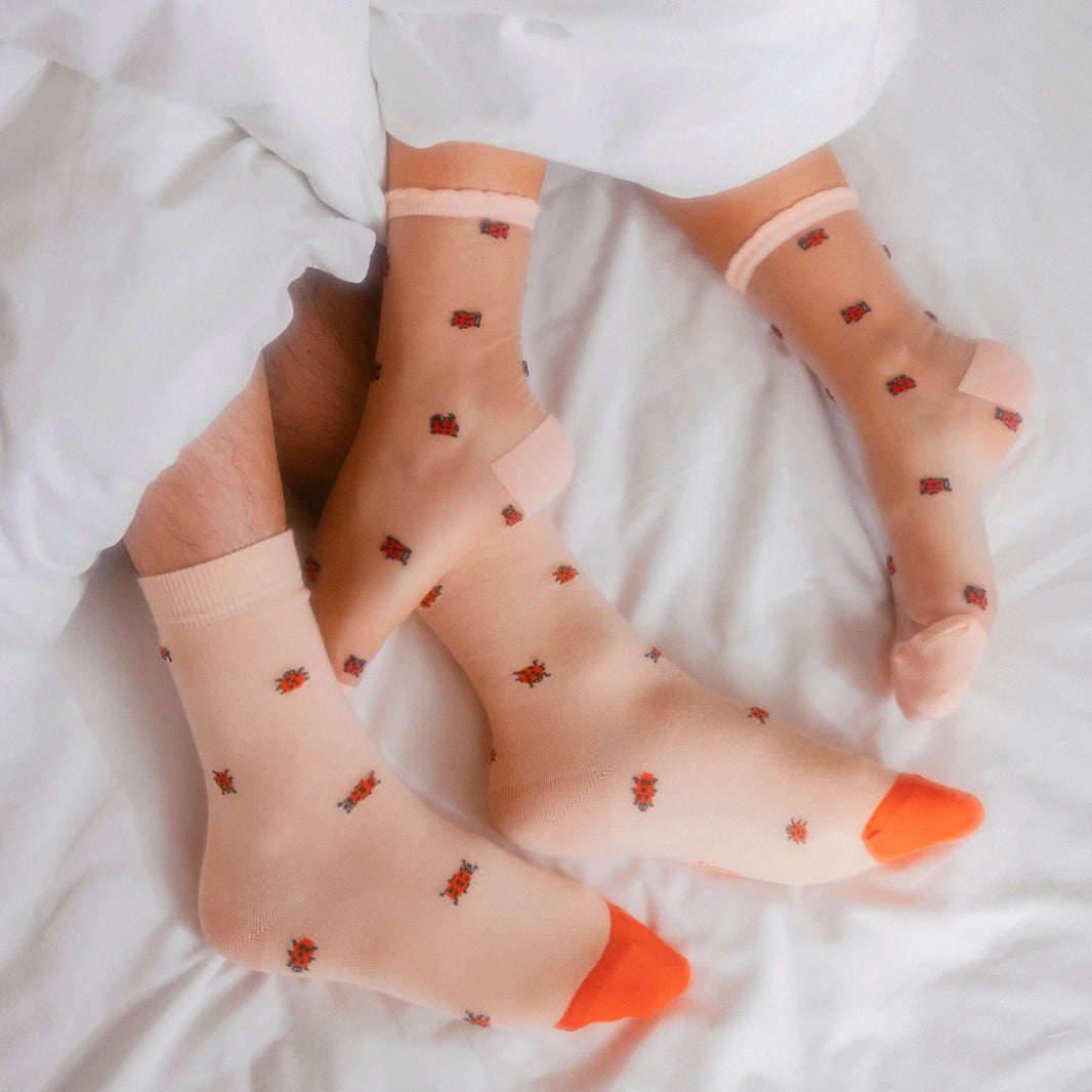 Chaussettes à motifs en coton et transparentes – Page 6– Coucou Suzette