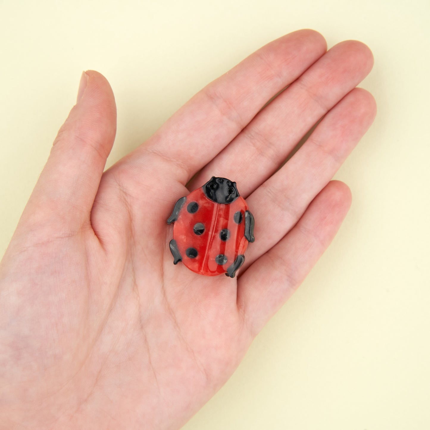Ladybug Mini Hair Claw
