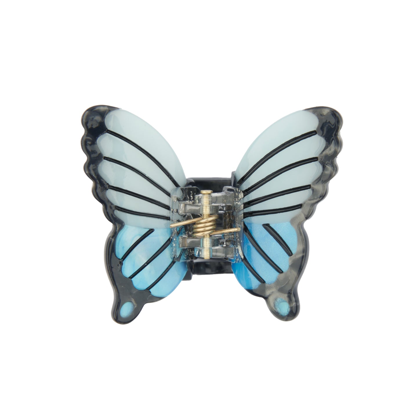 Blue Butterfly Mini Hair Claw