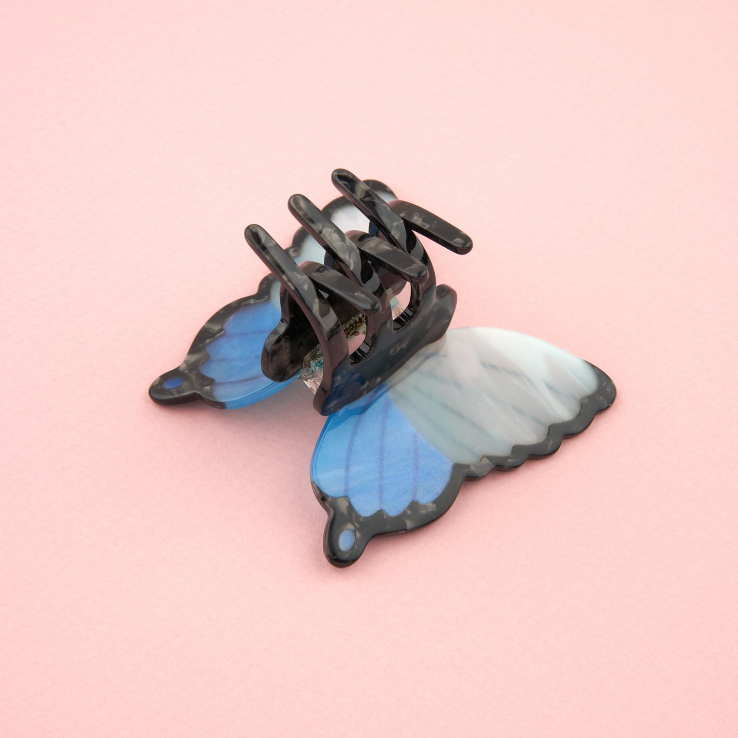 Pince à cheveux Papillon Bleu