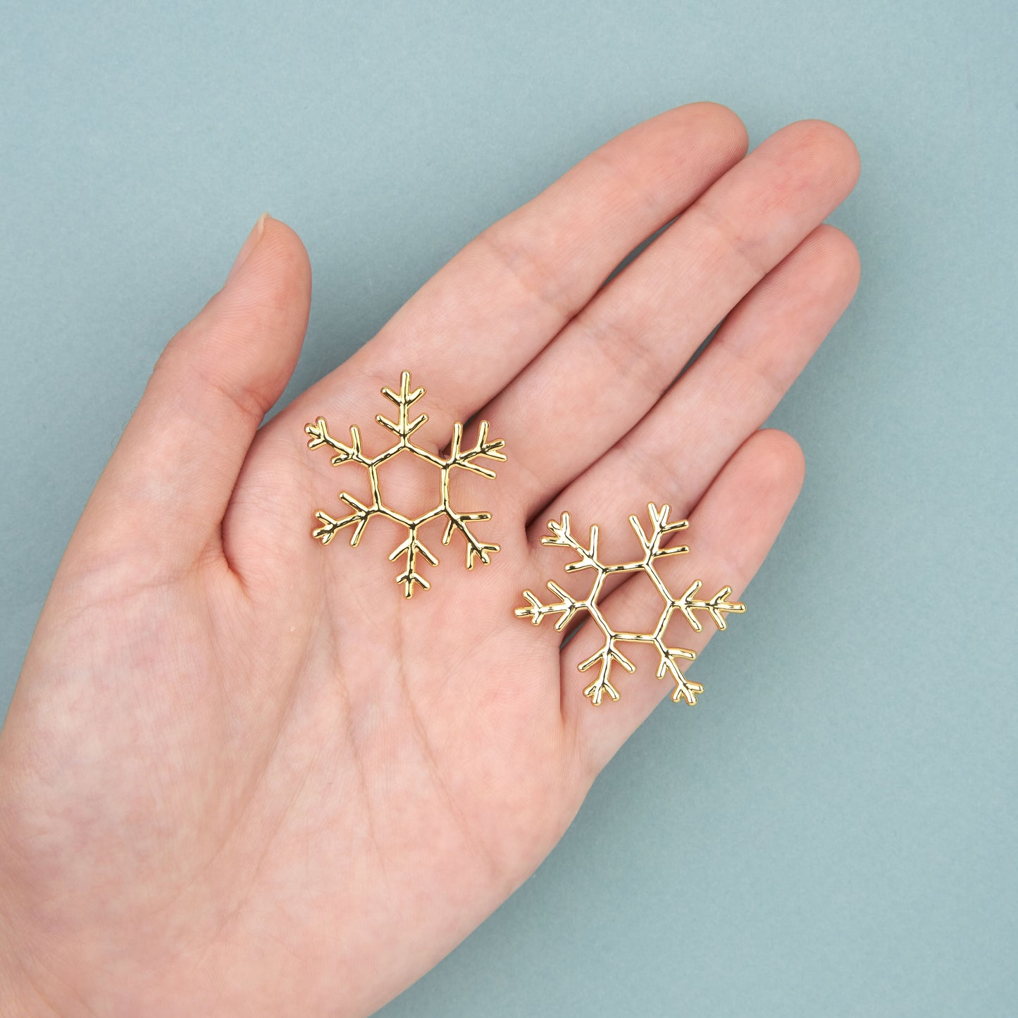 Boucles d'oreilles Flocon