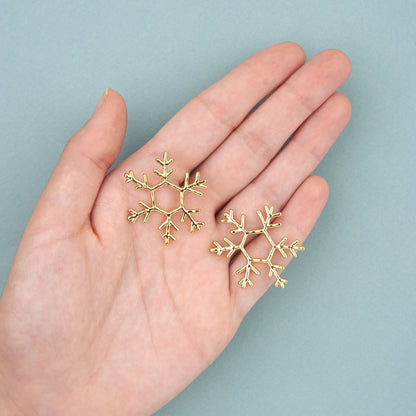 Boucles d'oreilles Flocon