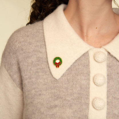 Pin's Couronne Sapin