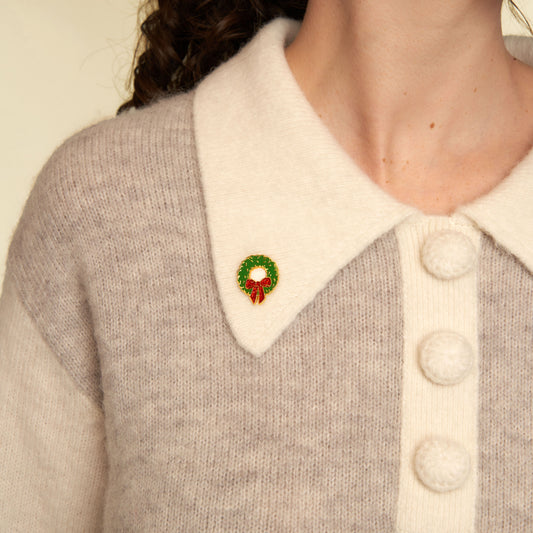 Pin's Couronne Sapin