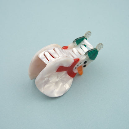 Pince à cheveux Bonhomme de Neige