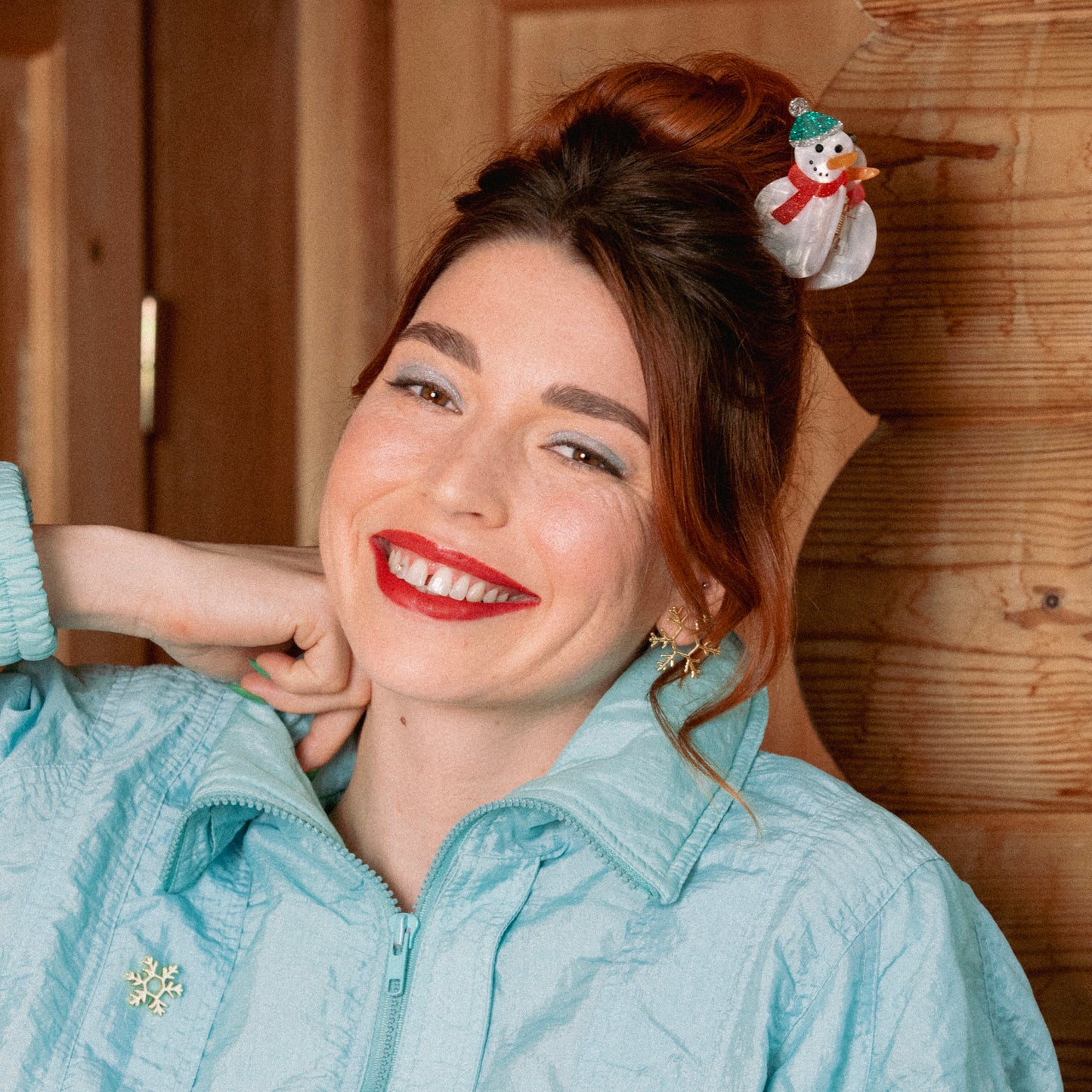 Boucles d'oreilles Flocon