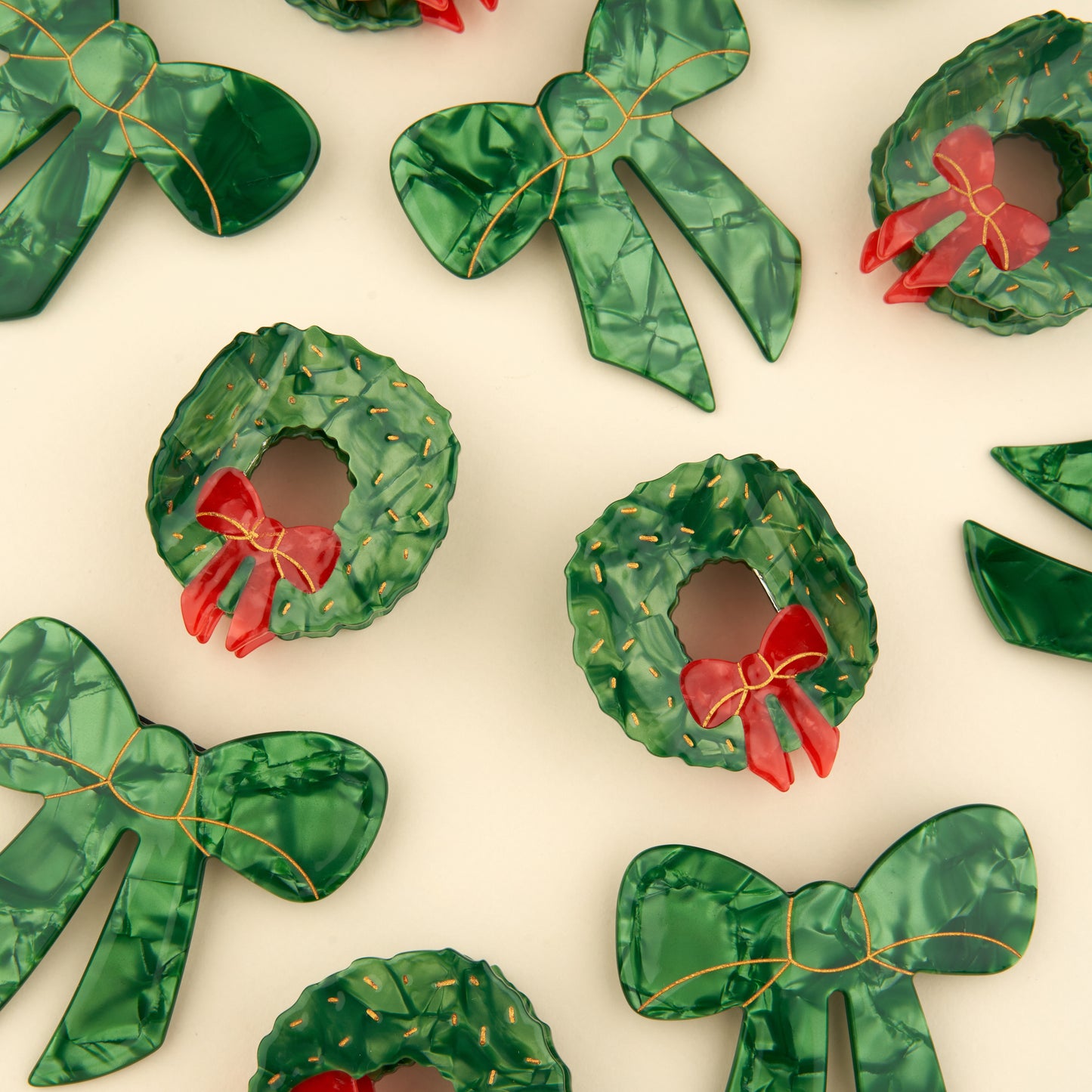 Pince à cheveux Couronne Sapin