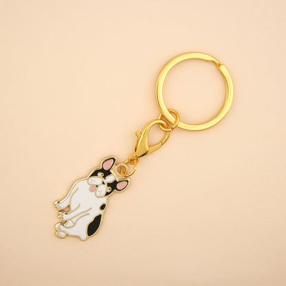 Porte-clé - Médaille Bouledogue