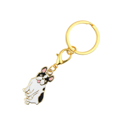 Porte-clé - Médaille Bouledogue