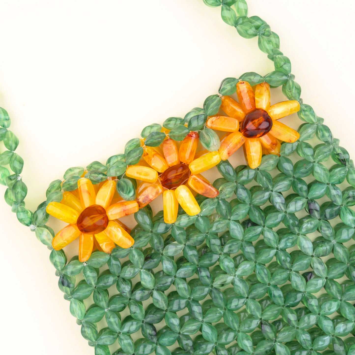 Sunflower Beaded Bag