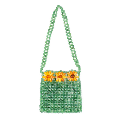 Sunflower Beaded Bag