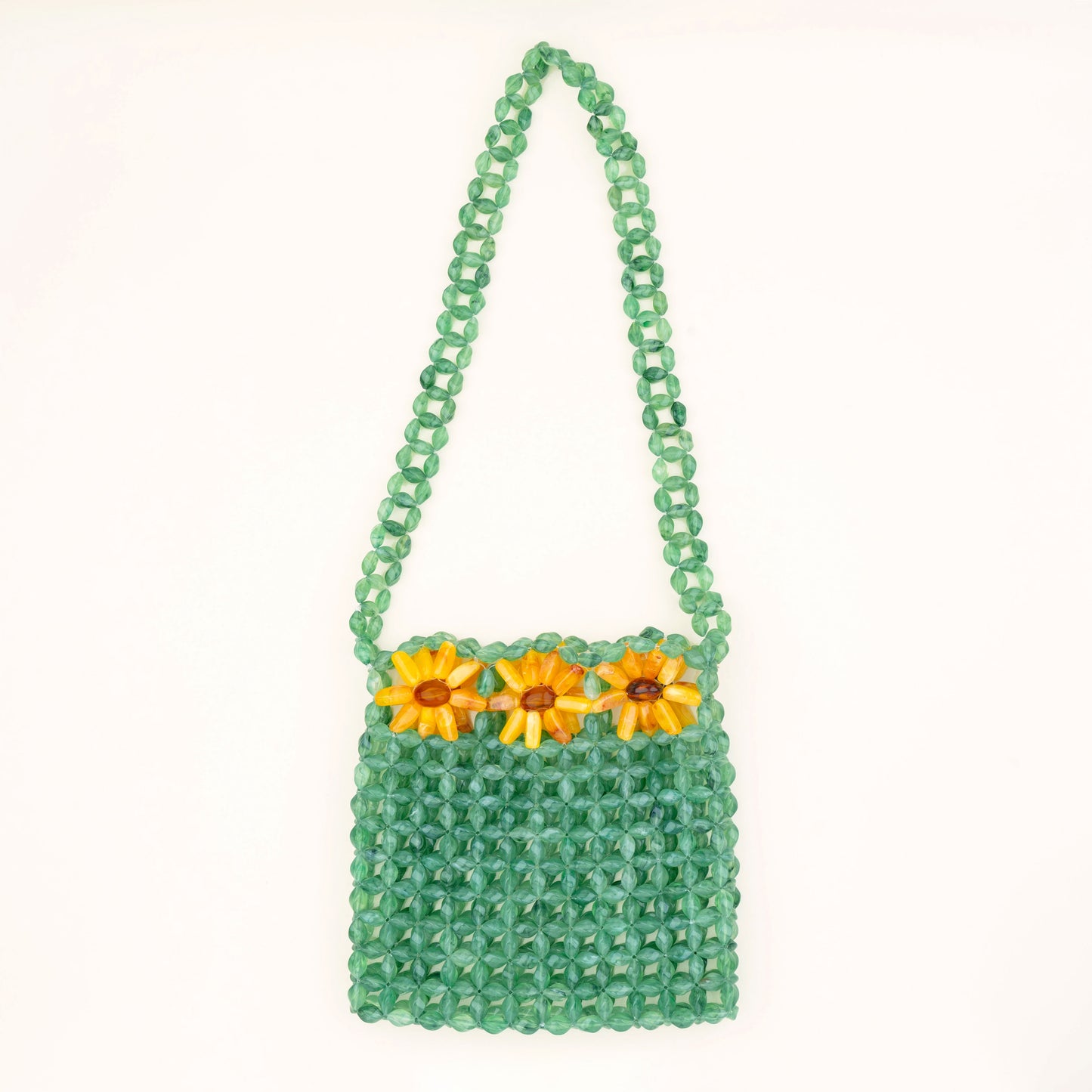 Sunflower Beaded Bag