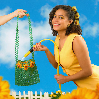 Sunflower Beaded Bag