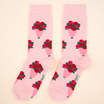 Roses Bouquet Socks