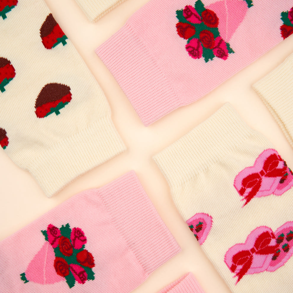 Chaussettes Bouquet de Roses – Fabriquées en France | Coucou Suzette