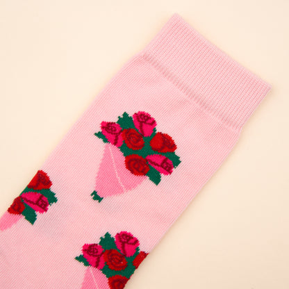Roses Bouquet Socks