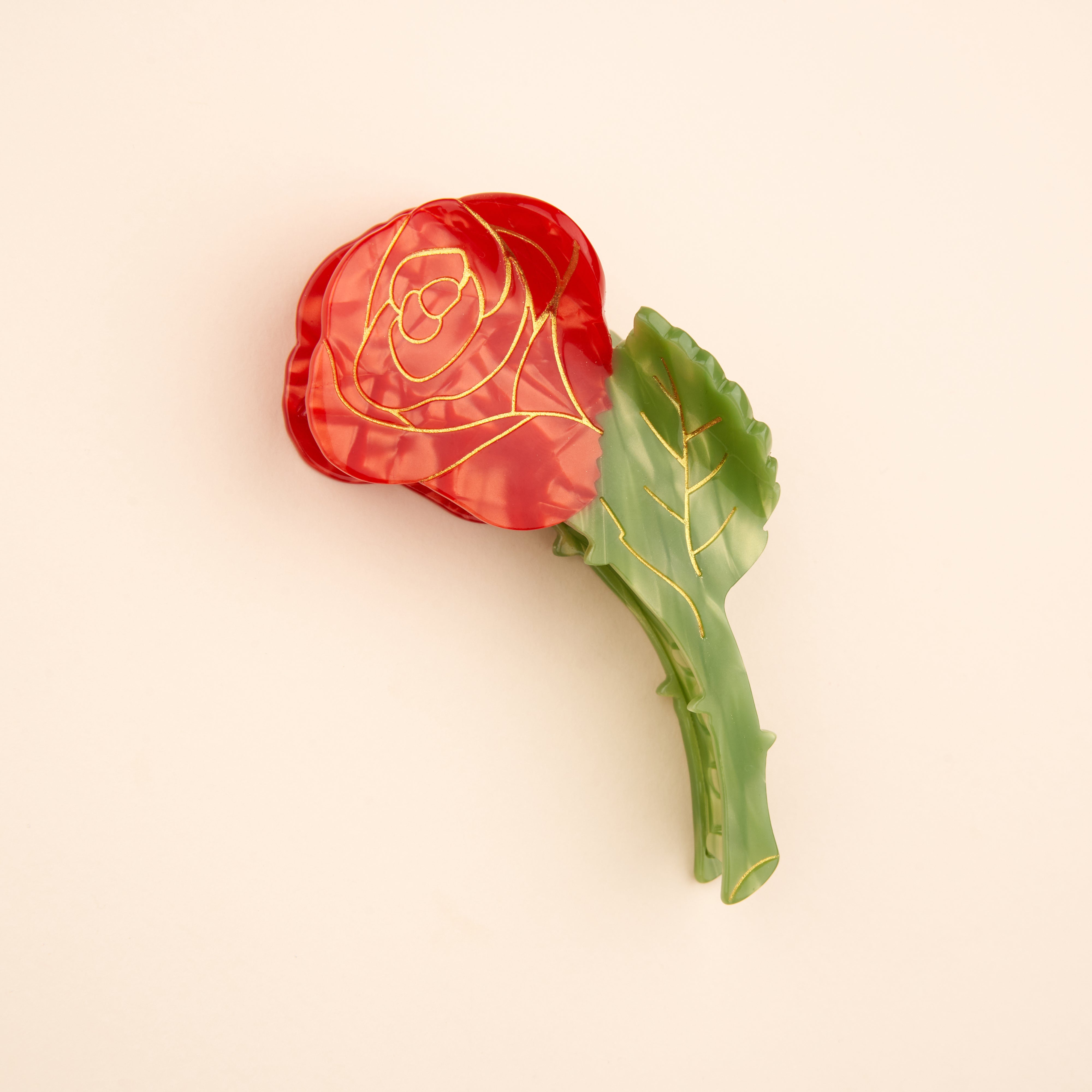 Rose Hair Claw – Valentine's Day Gift | Coucou Suzette