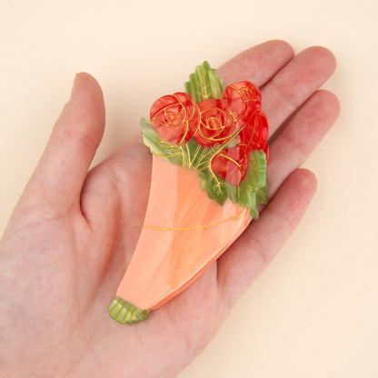 Pince à cheveux Bouquet de Roses