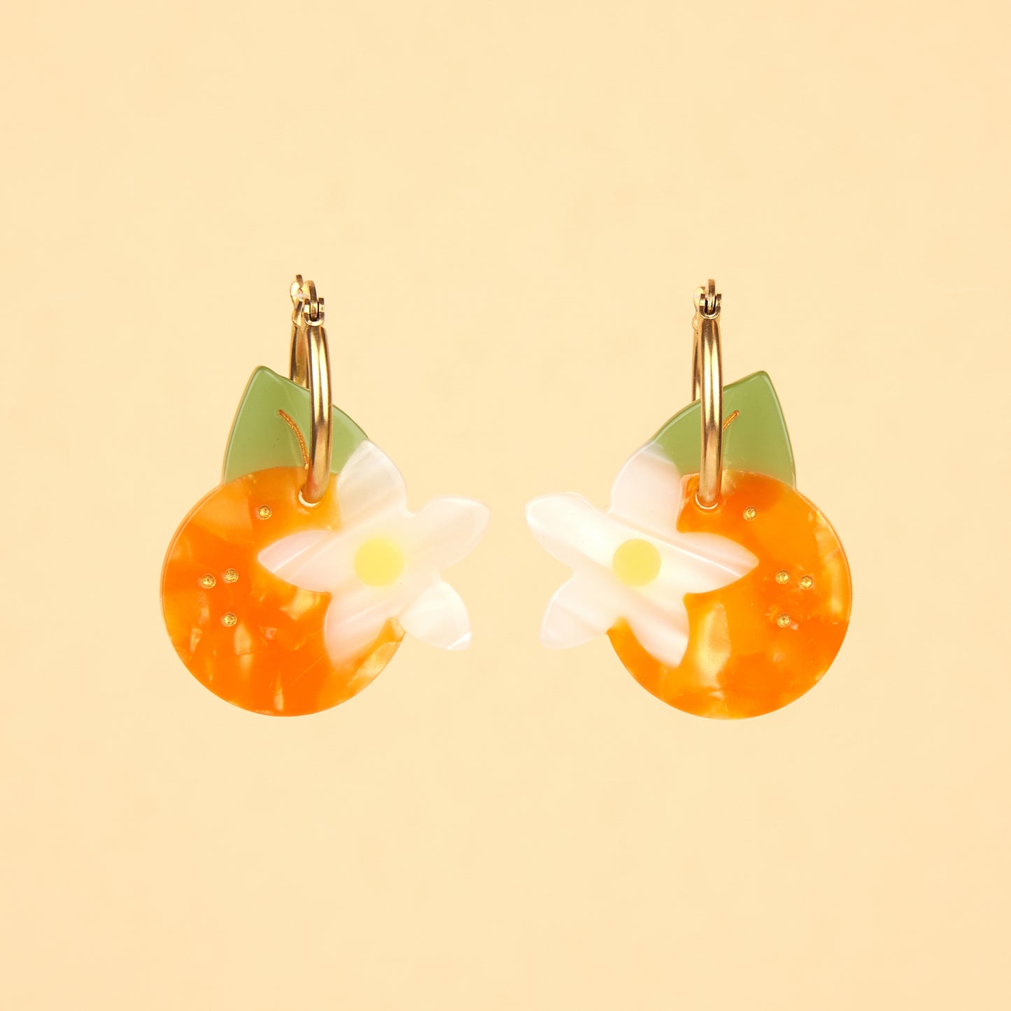 Orange Blossom Earrings