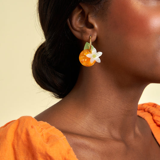 Orange Blossom Earrings
