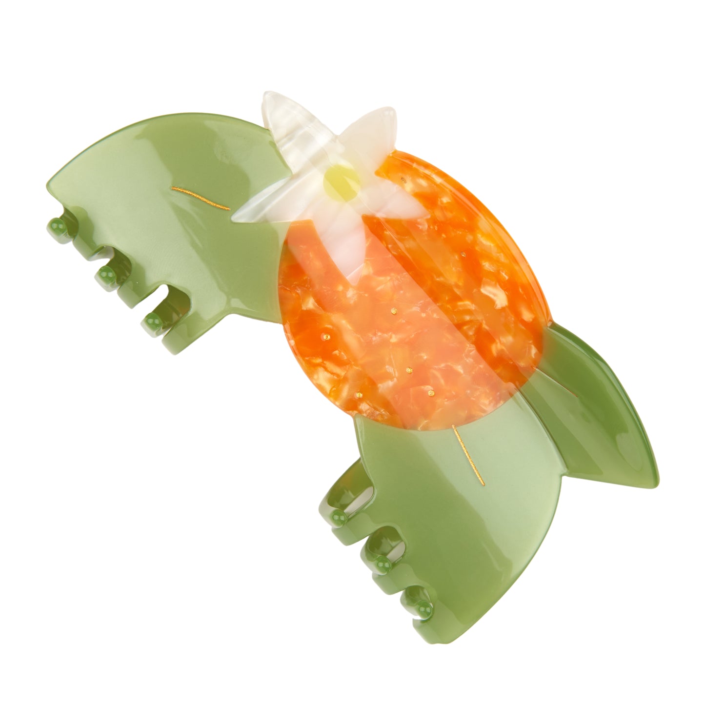 Orange Blossom Hair Claw