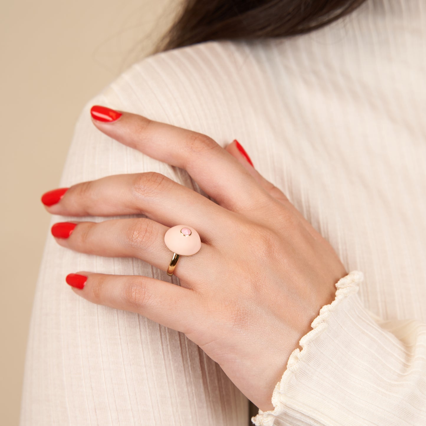 Boob Ring - White
