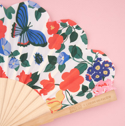 Flower Bouquet Hand Fan