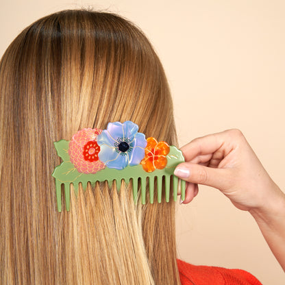 Flower Bouquet Comb