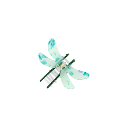 Green Dragonfly Hair Claw