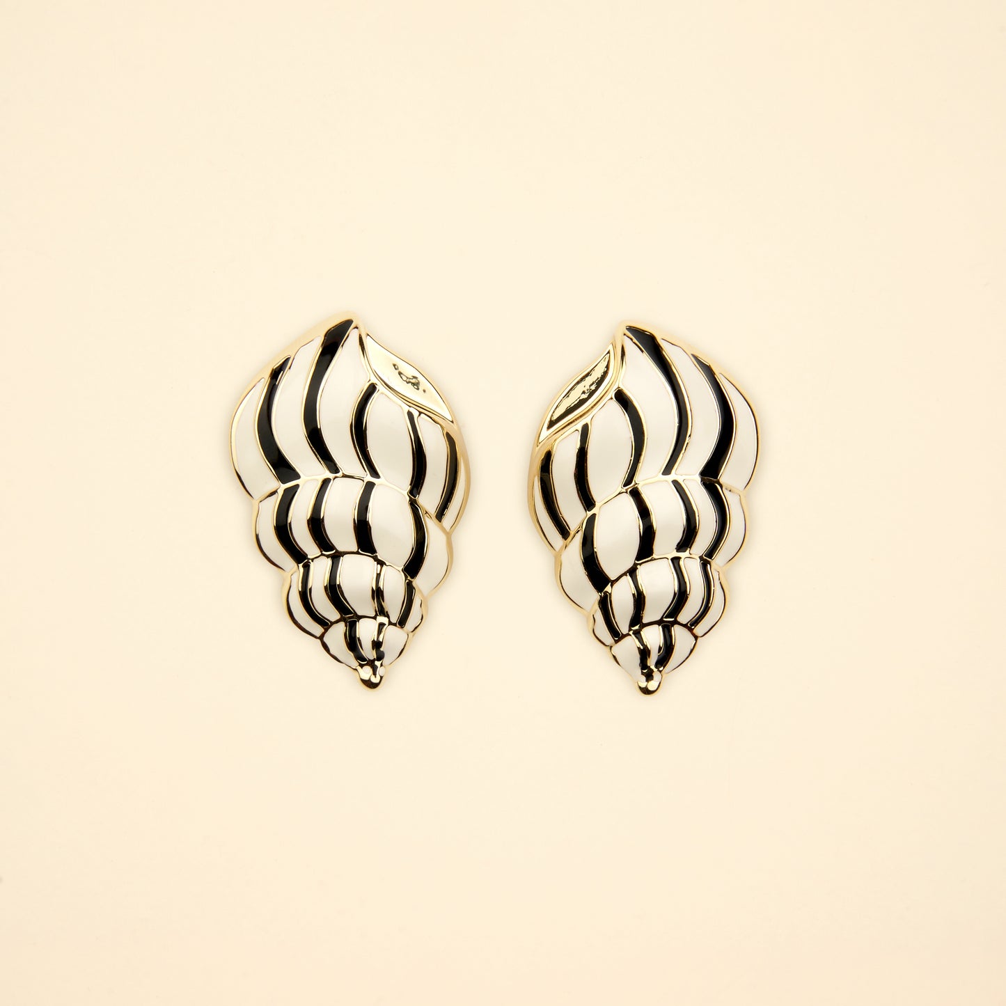 Seashell Metal Earrings